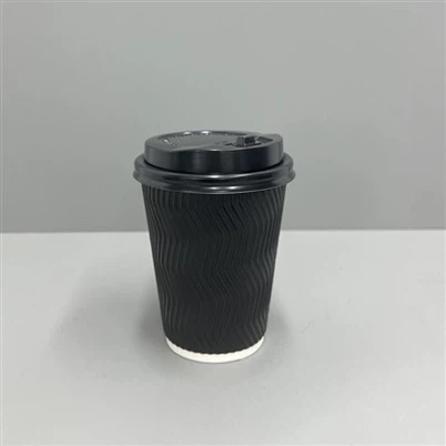 12 oz Ripple Paper Cups for varme drikker